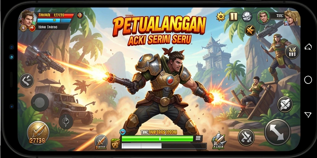 Tampilan menegangkan gameplay 2739 dengan aksi seru dan karakter dinamis.
