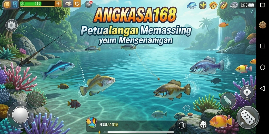 Screenshot menampilkan gameplay memancing yang menegangkan dan mendebarkan.
