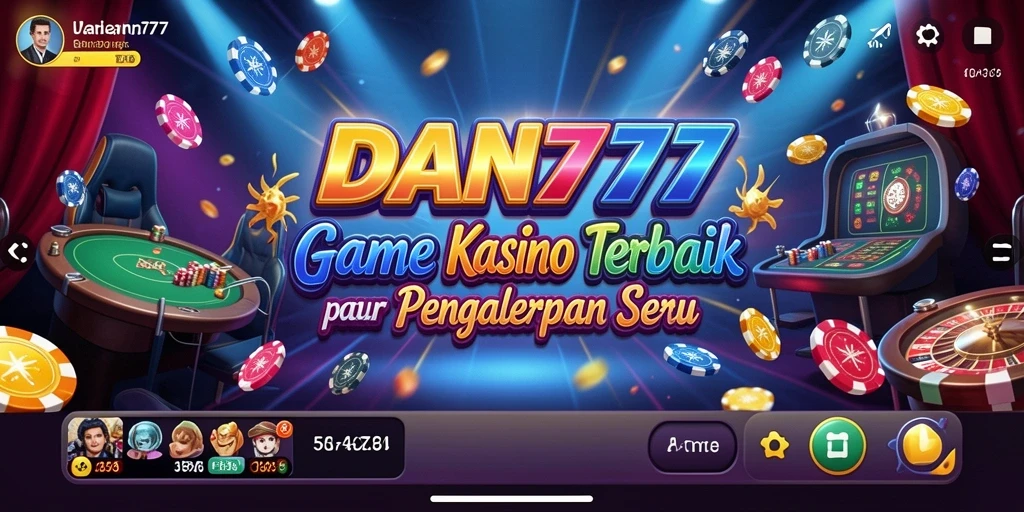 Screenshot gameplay DAN777 menampilkan suasana kasino yang menawan.