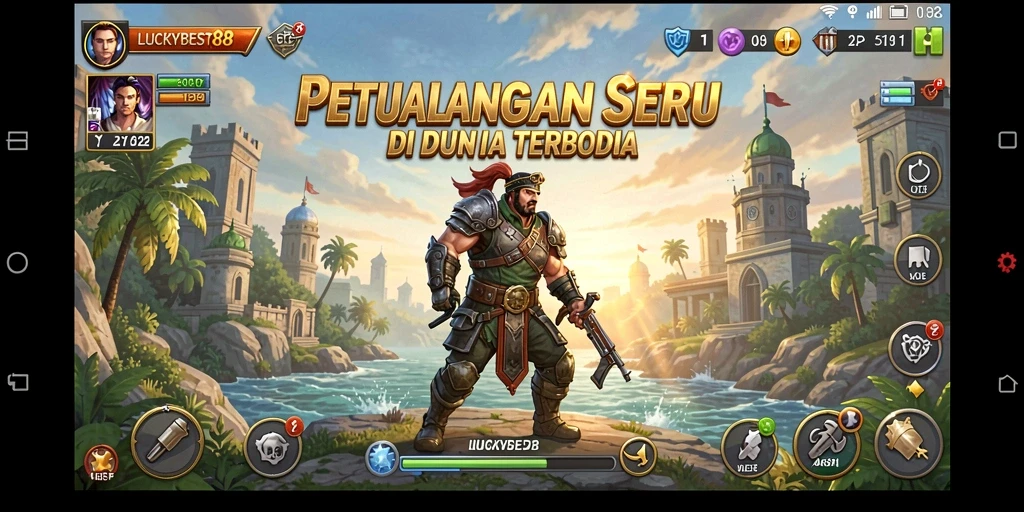 Tampilan gameplay seru dalam dunia terbuka LUCKYBEST88.