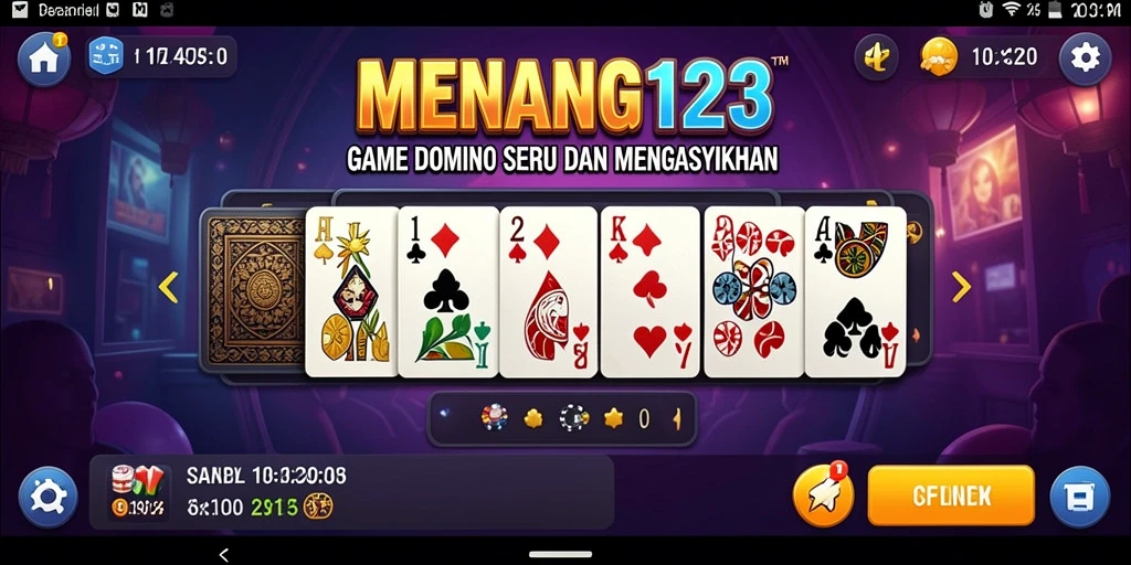 Tampilan gameplay MENANG123 yang seru dan interaktif.