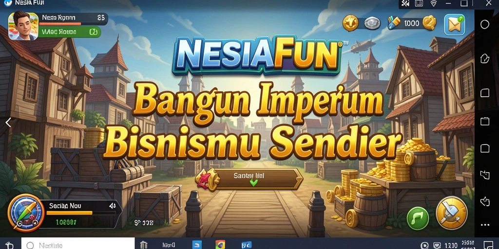 Tampilan gameplay <strong>NESIAFUN</strong> yang seru dan mendebarkan.