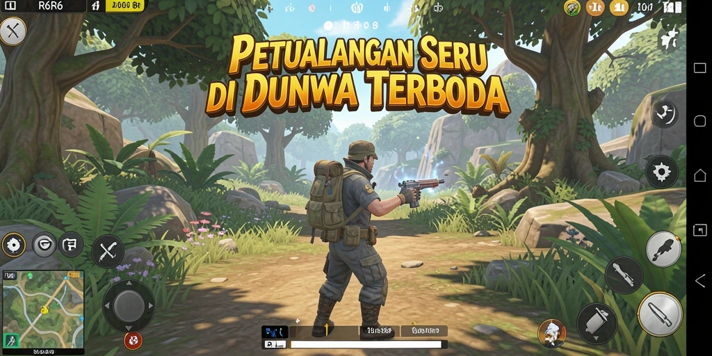 Gameplay R6R6 dengan eksplorasi dunia terbuka yang menakjubkan.