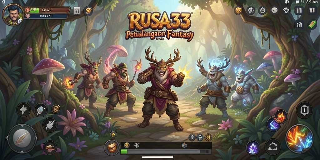 Gameplay seru RUSA33 dengan petualangan menantang di dunia fantasi.