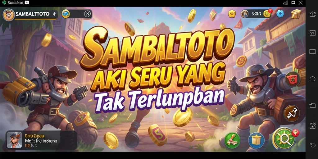 Tampilan gameplay <strong>SAMBALTOTO</strong> yang mendebarkan dan penuh aksi.
