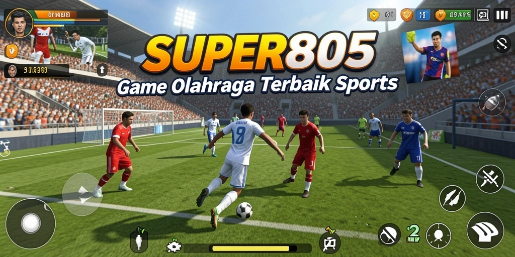 Tampilan penuh aksi dari gameplay SUPER805 yang mendebarkan.