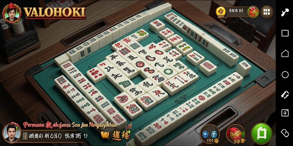 Tampilan gameplay seru dari VALOHOKI yang menarik dan menantang.